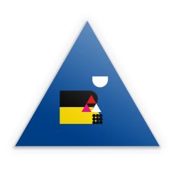 Sticker triangle