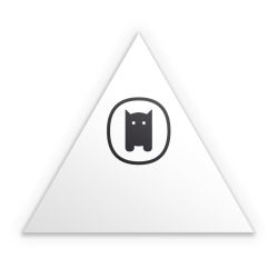 Sticker Dreieck Einzelsticker