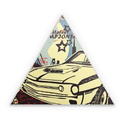 Sticker triangle