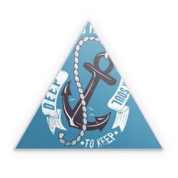 Sticker triangle