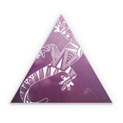 Sticker triangle