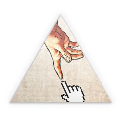 Sticker triangle