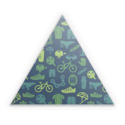 Sticker triangle