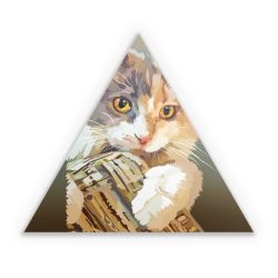 Sticker triangle