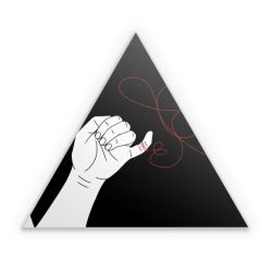 Sticker triangle