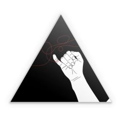 Sticker triangle