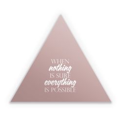 Sticker triangle