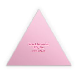 Sticker triangle