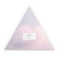 Sticker triangle