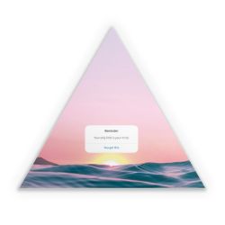 Sticker triangle