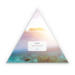 Sticker triangle