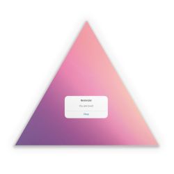 Sticker triangle