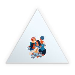 Sticker triangle