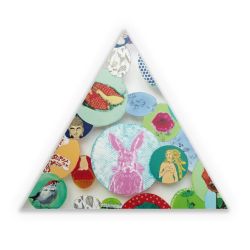 Sticker triangle