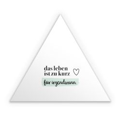 Sticker Dreieck Einzelsticker