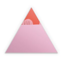 Sticker triangle