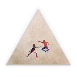 Sticker triangle