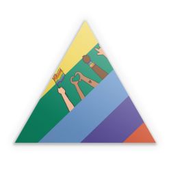 Sticker triangle