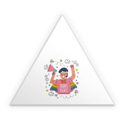 Sticker triangle