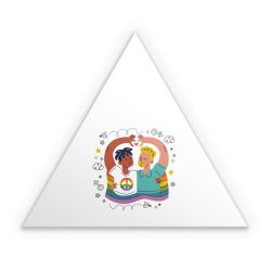 Sticker triangle