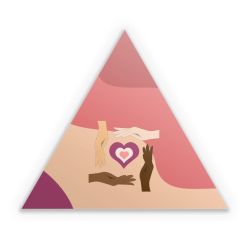 Sticker triangle