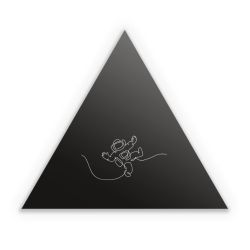 Sticker triangle