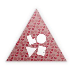 Sticker triangle