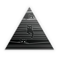 Sticker triangle