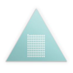 Sticker triangle