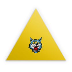 Sticker triangle