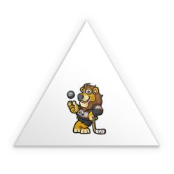 Sticker Dreieck Einzelsticker