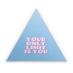 Sticker triangle