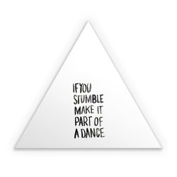 Sticker triangle