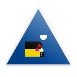 Sticker triangle