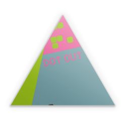 Sticker triangle