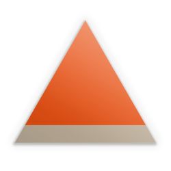 Sticker Dreieck Einzelsticker