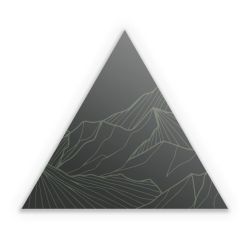 Sticker Dreieck Einzelsticker