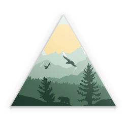Sticker triangle