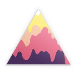 Sticker triangle