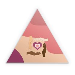 Sticker triangle