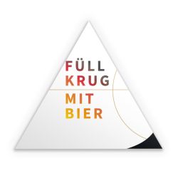 Sticker Dreieck Einzelsticker