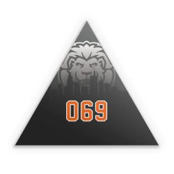 Sticker Dreieck Einzelsticker