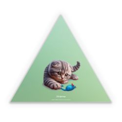 Sticker triangle