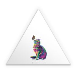 Sticker triangle