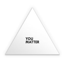 Sticker triangle