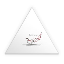 Sticker triangle