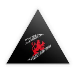 Sticker Dreieck Einzelsticker