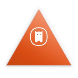 Sticker triangle
