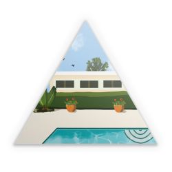 Sticker triangle