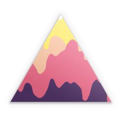 Sticker triangle